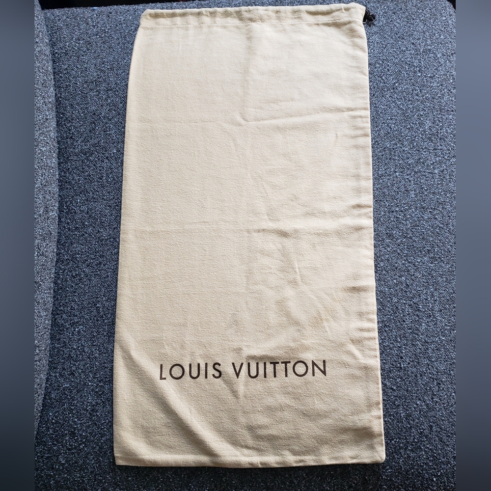 EUC Authentic Louis Vuitton Cotton Flannel Drawstring Storage Dust Bag